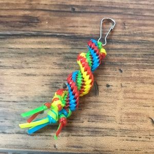 Twisty lanyard about 2 1/2 inches